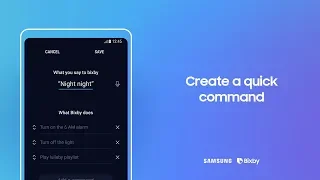 Bixby: How to create a quick command | Samsung