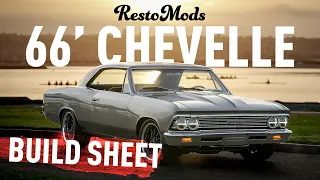 THIS RESTOMOD CHEVELLE IS A BEAST - '66 Chevelle LS2 Build Sheet