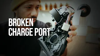 Replacing my Tesla Model 3 Charge Port Lid | Vlog 115