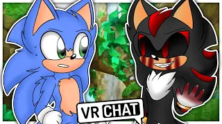 Movie Sonic Meets Shadow.EXE In VR CHAT!!