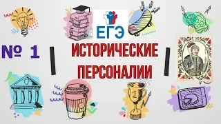 ВСЕ исторические персоналии из школьного курса для ЕГЭ