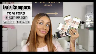 Let's Compare TOM FORD First Frost & Soleil D'Hiver | Nude Dip & Golden Mink | EYE SWATCHES