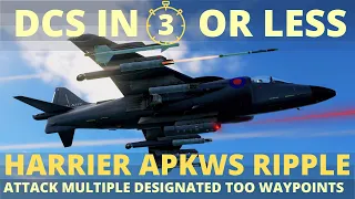 DCS Harrier APKWS Ripple - AV8B APKWS using TOO targets - DCS in 3 Or Less