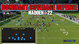 THIS DOMINANT COVERAGE DEFENSE SHUTS DOWN THE META OFFENSE IN MADDEN 22!