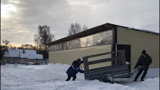 СОВМЕСТНАЯ РАБОТА СБЛИЖАЕТ! ПАРАД КОЗ! ПЕРЕВОЗИМ ДРОВА! МОЛОДАЯ ФЕРМА! ЖИЗНЬ В ДЕРЕВНЕ!