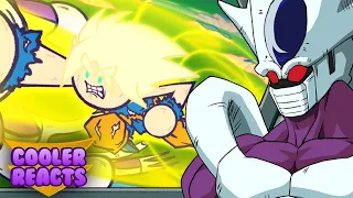 HE GOT WHIPPED! | Cooler Reacts To Frieza Saga in a Nutshell by @Kyskke