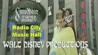 Snow White Live On Stage | Radio City Music Hall | 1981 | Disney Live | New York City