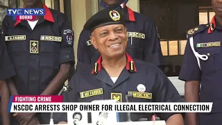 NSCDC Arrests Shop Owner For Illegal Electrical Connection