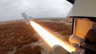 New footage of the ground launch system for UK-supplied Brimstone missiles used by Ukrainian forces