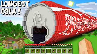 What is INSIDE THE LONGEST COLA CAN in Minecraft? I found THE BIGGEST COLA BOTTLE!