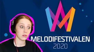 REACTING TO MELODIFESTIVALEN FINALISTS // SWEDEN // EUROVISION 2020