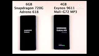 sumsung A52 vs sumsung A51 gaming test ll speed test ll full video ll new update ll sumsung ll