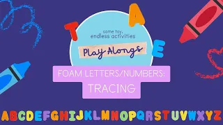 Easy Letter Tracing with Foam Letters for Toddlers