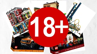 Почему эти наборы LEGO 18+?🧐