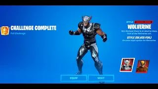 How To Unlock SIlver Foil And Classic Style For Wolverine Outfit.