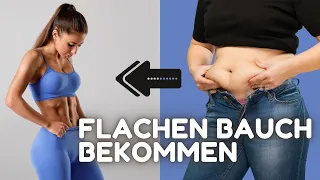 BAUCHFETT VERLIEREN I So kannst du am BAUCH SCHNELL ABNEHMEN (Flacher Bauch)