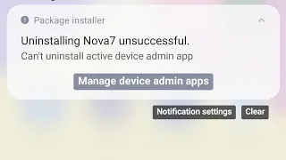 can't uninstall active device admin app android samsung | How to deactivate Device admin app