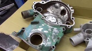 Pontiac 455 Oil Pan and Timing Chain cover Install