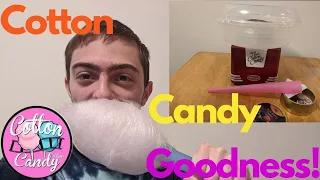 Home Cotton Candy Machine Review | Nostalgia Cotton Candy Maker Hard Candy How to Use | Sugar Rush