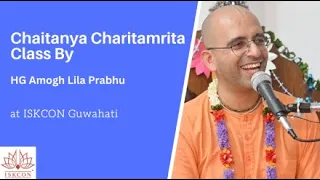 Chaitanya Charitamrita Class by HG Amogh Lila Prabhu on 25th June 2023