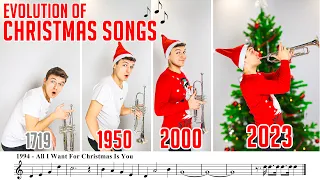 Evolution of Christmas Music (1719-2023) BUT.. with Sheet Music / Notes!