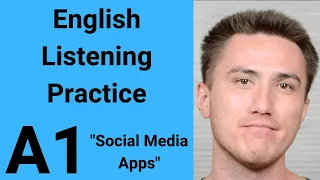 A1 English Listening Practice - Social Media Apps