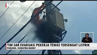 Pekerja Tewas Tersengat Listrik Saat Pasang Baterai Tower Seluler - iNews Siang 21/07