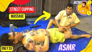 [ASMR] - $5 - Cupping massage VIETNAM style // District 1, Ho Chi Minh City - RELAXING