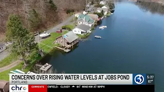 Concerns over rising water levels at Jobs Pond