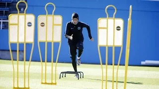 FC Barcelona training session: Neymar Jr continued his recovery work