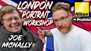 Teaching A Portrait Master Class With Joe McNally In London | Featuring Nikon & Profoto