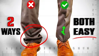 How To Hem Your Dress Pants AT HOME