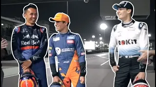 F1 Rookies Being Hilarious for 7 minutes straight.