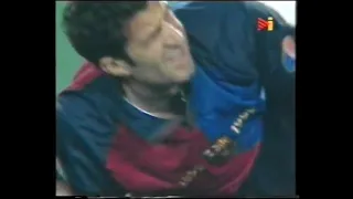 Barcelona - Deportivo La Coruña / Liga 1999-2000 (Rivaldo, Figo, Guardiola, Xavi, Djalminha, Makaay)