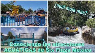 Conociendo las atracciones acuáticas Six Flags México | Aquaman, Río Salvaje y Pato Lucas Blaster