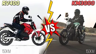 RV400 VS KM4000 | REVOLT VS KABIRA COMPARISON VIDEO | किसमे ज्यादा दम हैं | price , specs , speed 🔥