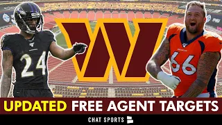 LATEST Washington Commanders Free Agent Targets Ft. Marcus Peters, Dalton Risner | Commanders Rumors