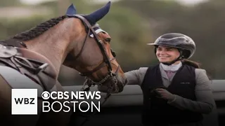 Massachusetts woman overcomes hearing loss to thrive as horse jumper