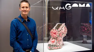 Timothy Horn discusses his jewel-encrusted slipper in ‘Fairy Tales’ at GOMA