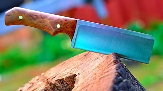 Knife making - making a mini cleaver style knife