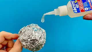 You Won't Believe What Happens When You Pour Super Glue on Aluminum Foil