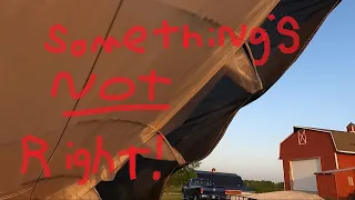 How NOT to lay down a paramotor wing!