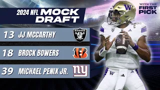 New Full 2-Round 2024 NFL Mock Draft: Michael Penix Jr. slips to Giants in 2nd round