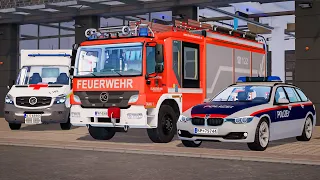 Emergency Call 112 - Austrian Police, Firefighters First Responding! 4K