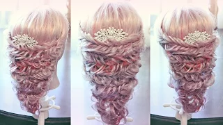 Свадебная причёска из колосков | Авторские причёски | Лена Роговая | Hairstyles by REM | Copyright ©