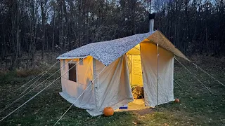 Ozark Trail North Fork wall tent setup