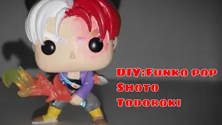 DIY custom Funko Pop. Turning Trunks into Todoroki