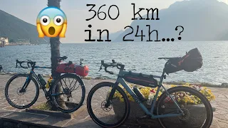 24 h bike tour // 360 km Munich - Lake Garda