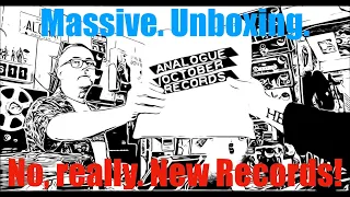 MASSIVE UNBOXING! | rare vinyl records | vintage hifi equipment | vinyl record review |