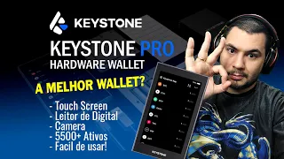 KeyStone Pro - A melhor Hardware wallet Atualmente? suporta mais de 2.000 criptos Review e Unboxing